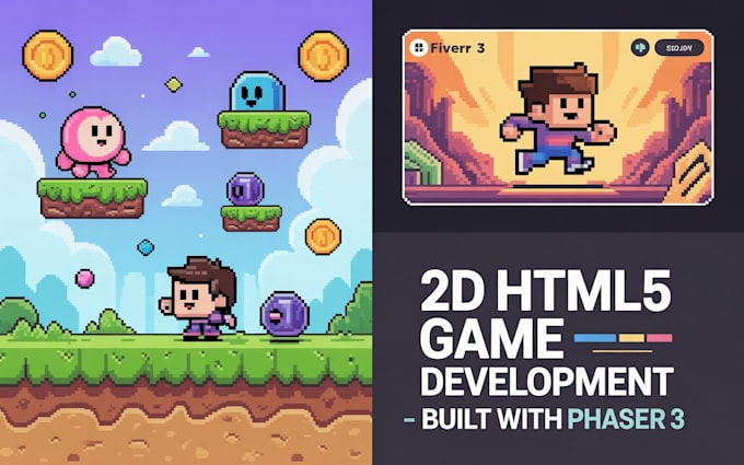  Develop a high quality html5 game, app using phaser and adobe animate Bildidee 
