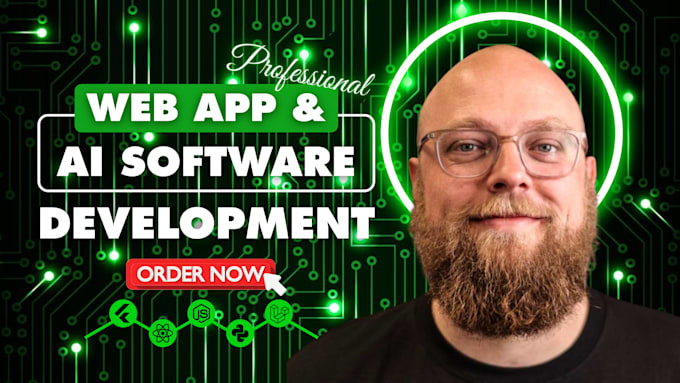 do ai web application, web app development, ai website as full stack developer