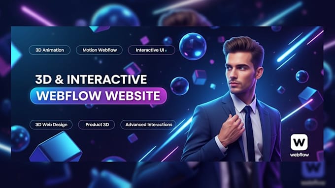Do 3d interactive webflow websites 3d webflow 3d website 3d interact ...