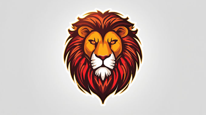 design a powerful lion logo for your brand