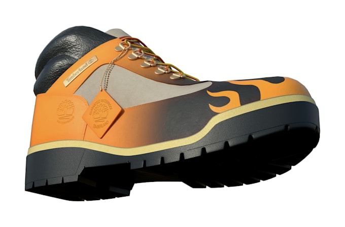 make photorealistic 3d sneaker and footwear models