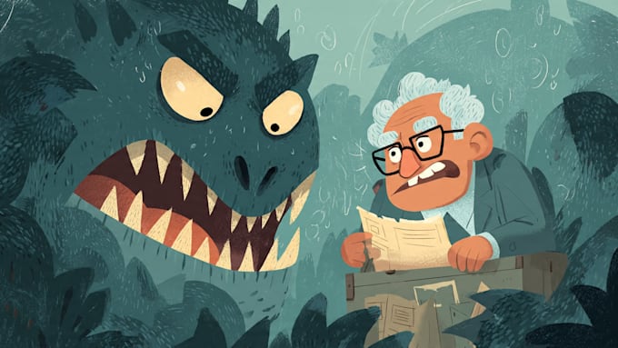 draw cartoon illustration art