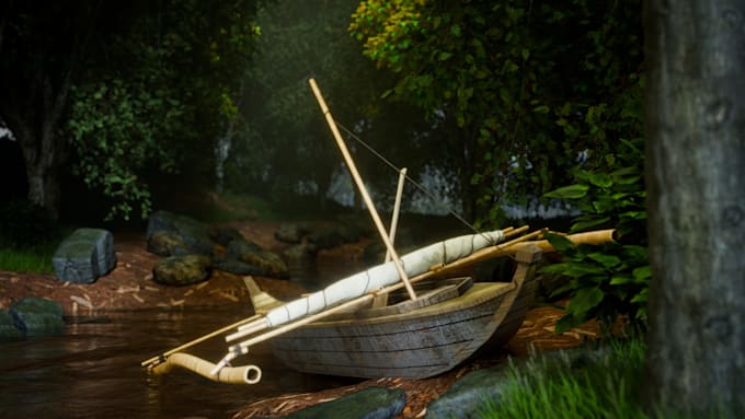 do 3d asset modelling and texturing