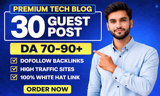 tech blog guest post on high da DR blogs with dofollow backlinks