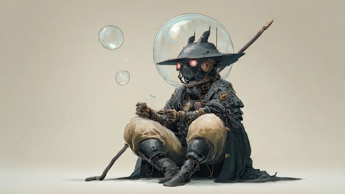 draw a fantasy illustration for you