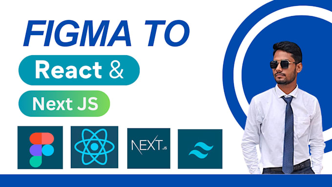 convert figma to react js or figma to next js website