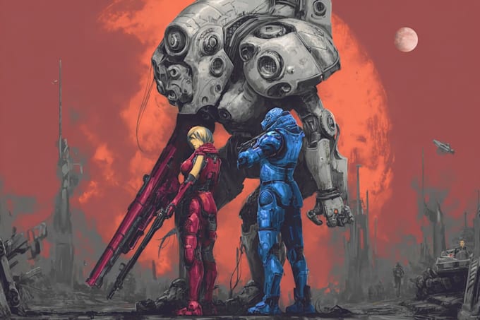 sci fi illustration and sci fi art