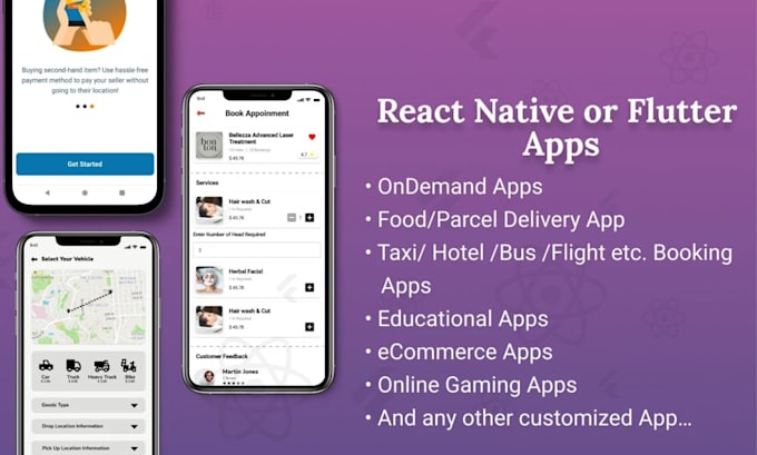 develop mobile apps using native or flutter technologies