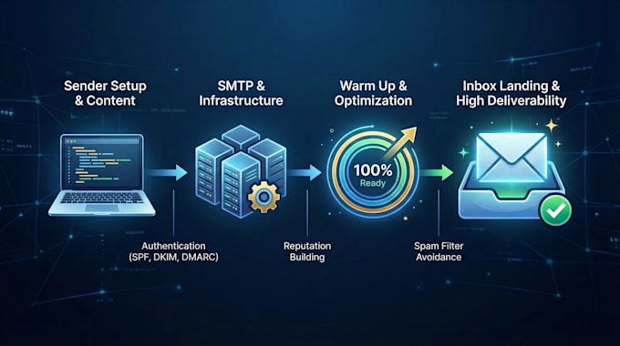 set up complete cold email infrastructure with instantly and smartlead
