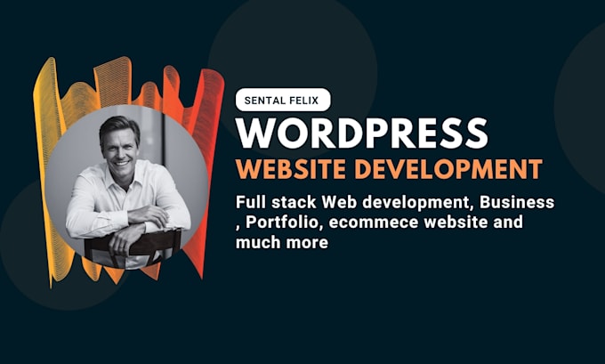 redesign design wordpress website, website development as a full stack developer