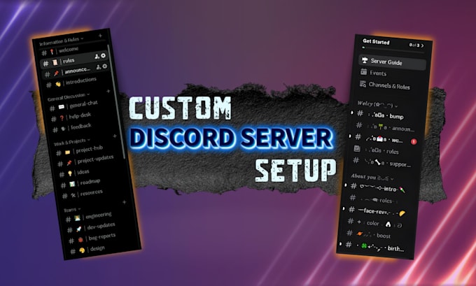 design a discord server to your liking