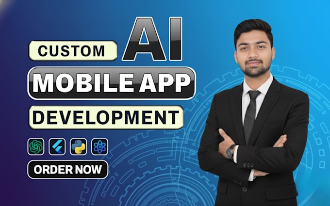 Develop ai powered mobile apps using flutter, react native for android ...