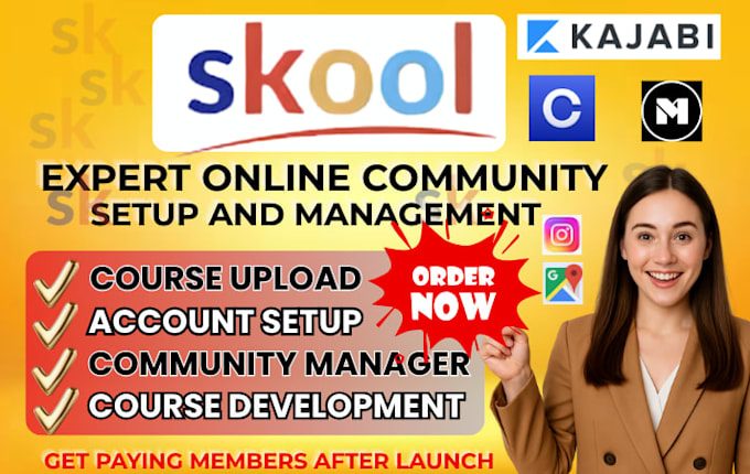 skool course manager skool mighty network setup skool community event