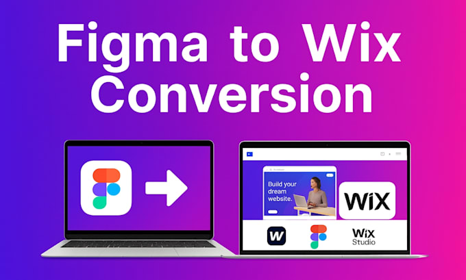 convert figma to wix and revamp or clone your wix website