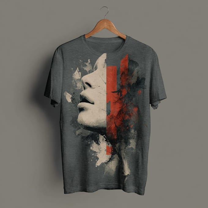 create a custom typography t shirt design