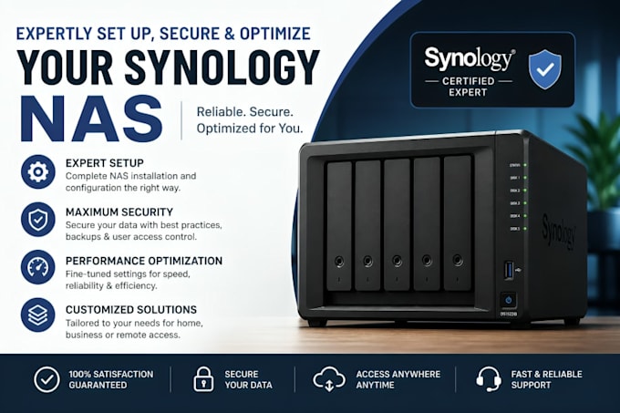 expertly set up, secure, and optimize your synology nas