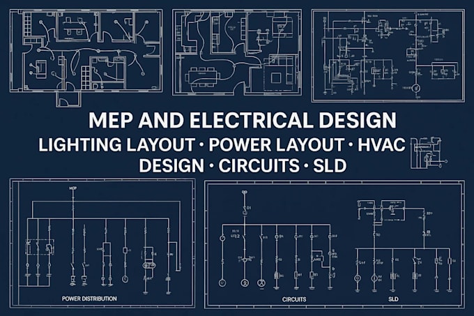Power Layout Sample Design Lighting layout power layout hvac and power distribution circuits ...