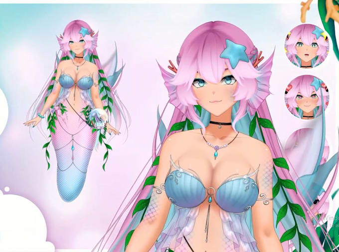 draw 2d vtuber character, live 2d rigging, live 2d vtuber, v tuber, 3d vtuber