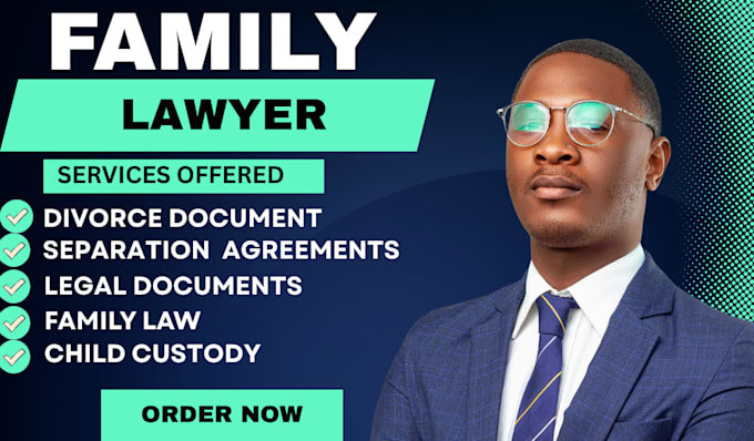 create a professional divorce child custody or separation agreement template