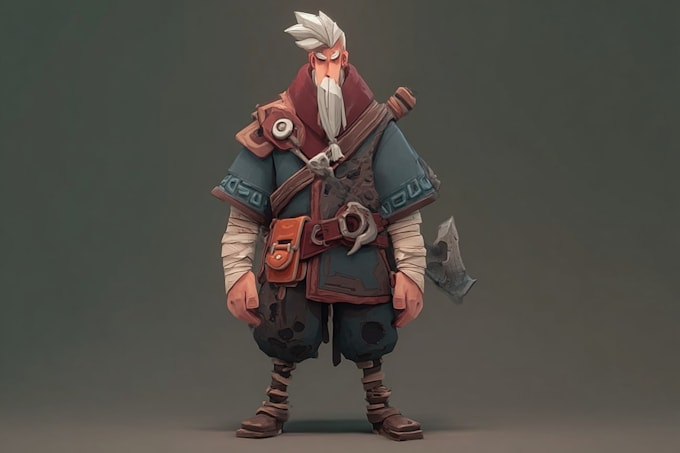 draw 2d game character or 2d game character