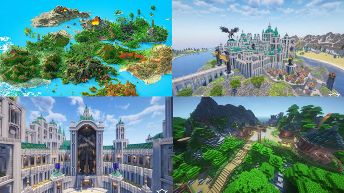 build custom minecraft maps, server spawns, hubs and structures