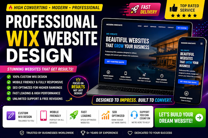 build wix website design wix website redesign wix eccommerce website wix booking