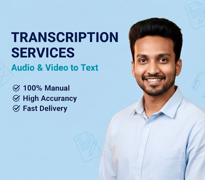 transcribe audio or video to accurate, clean text