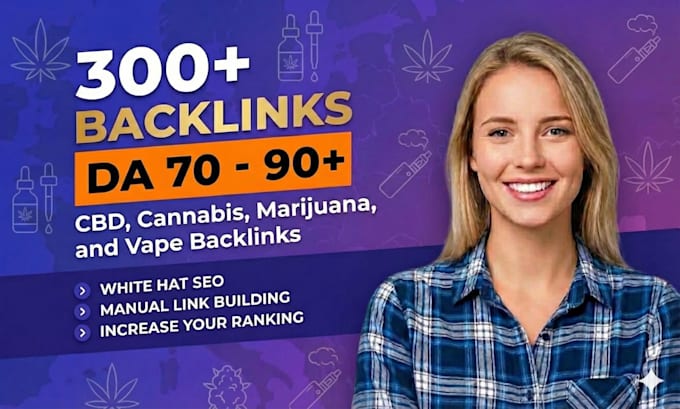 do cbd, cannabis, marijuana, and vape backlinks