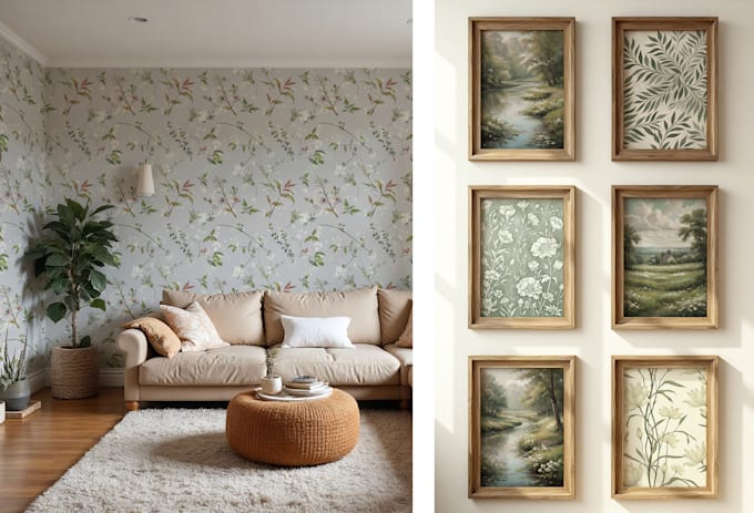 create editable PSD mockups from your interior photos
