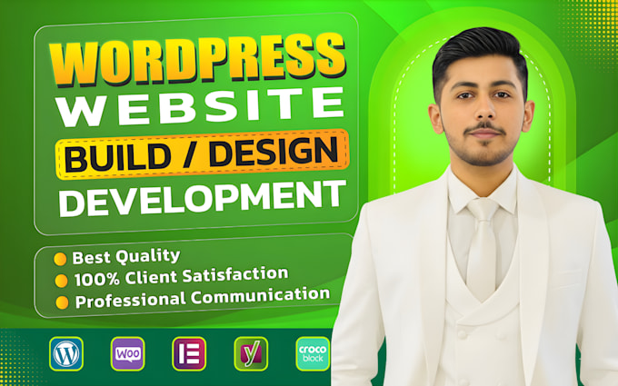design a simple and stunning wordpress website