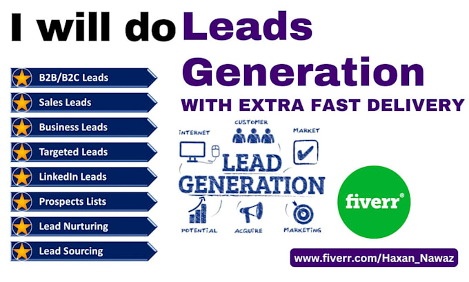 do lead generation, web scrapping and data extraction
