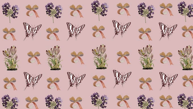 design unique seamless pattern, textile print, and packaging