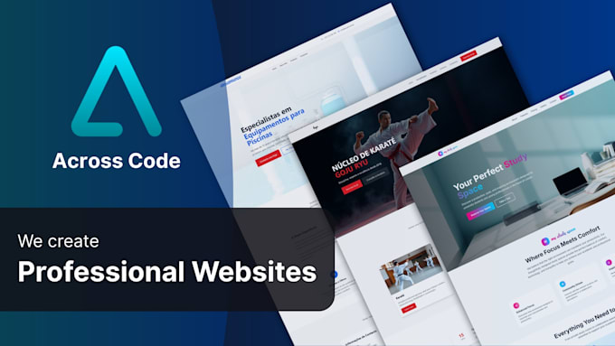design and develop a business website