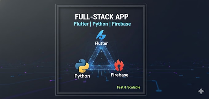 create professional flutter mobile apps with firebase and python flask