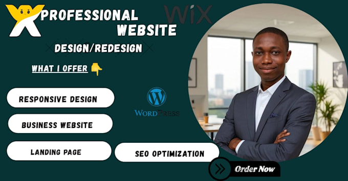design carrd website, landing page, design and redesign, wix website