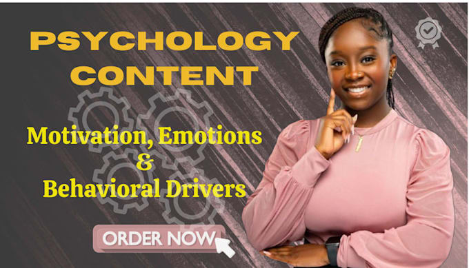 write motivation, emotions and behavioral drivers