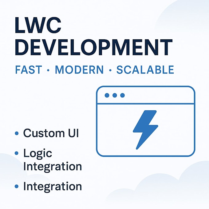 develop custom lightning web components lwc and aura components for salesforce