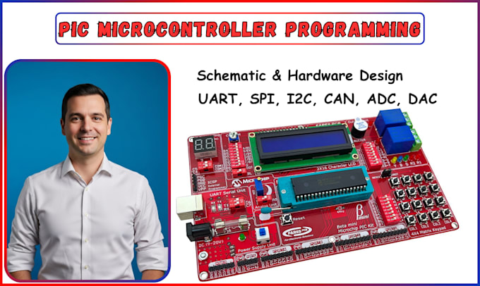 do pic microcontroller programming, firmware for your embedded iot projects