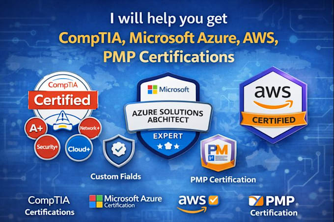 salesforce AWS azure pmp certification prep