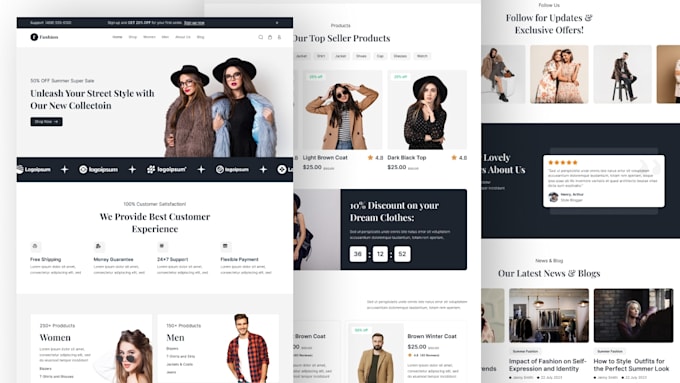 do backend and frontend of website