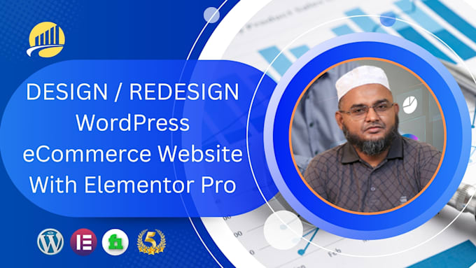 design a  wordpress ecommerce website with elementor pro