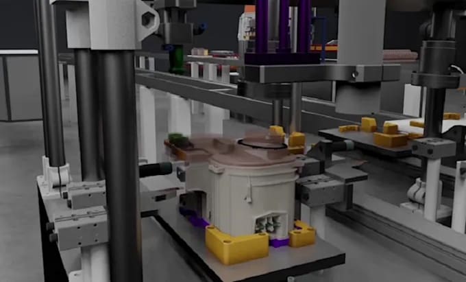 Do 3d industrial animation for factory, manufacturing process, product ...