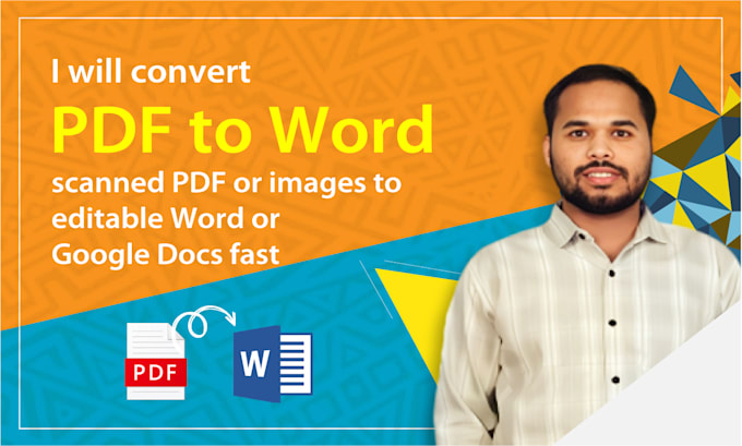 convert pdf to word, scanned image to word or google docs