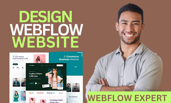Do webflow website design, webflow expert, webflow developer, figma to ...