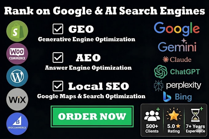 do technical and onpage shopify ai SEO GEO aeo optimization to boost sales