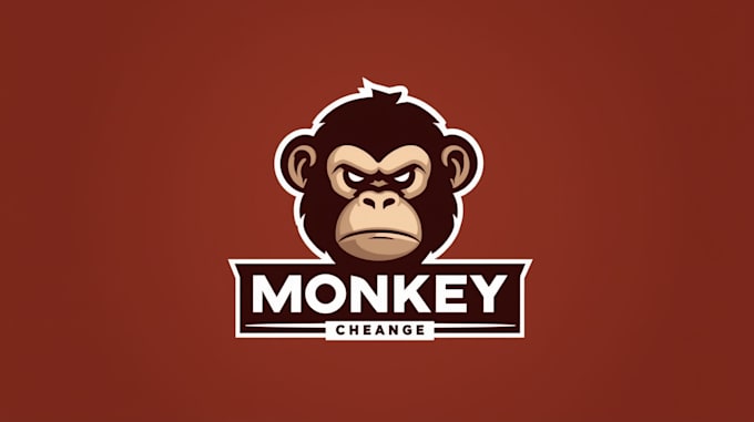 design a creative monkey logo for your brand