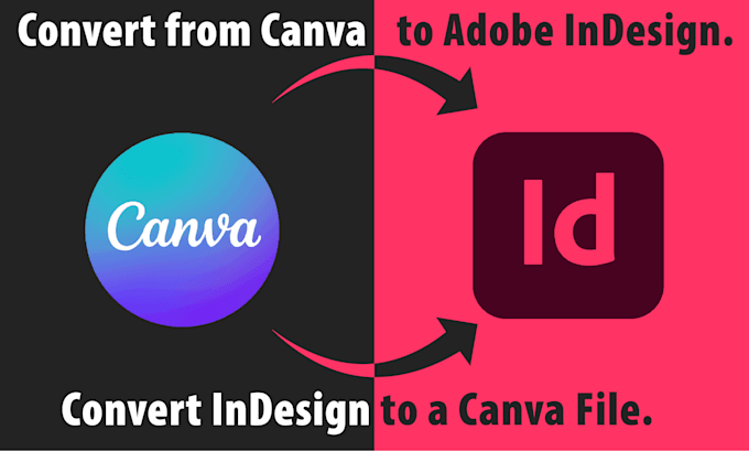 convert canva to indesign or indesign to canva files