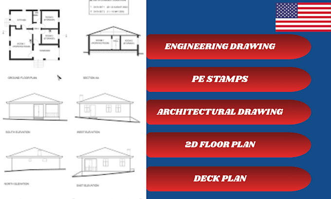 do architectural drafting, renovation plans ,hvac layout drawings, pe stamp