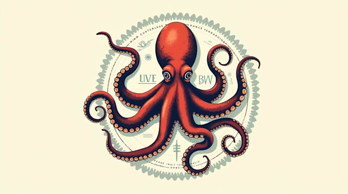 design outstanding octopus logo