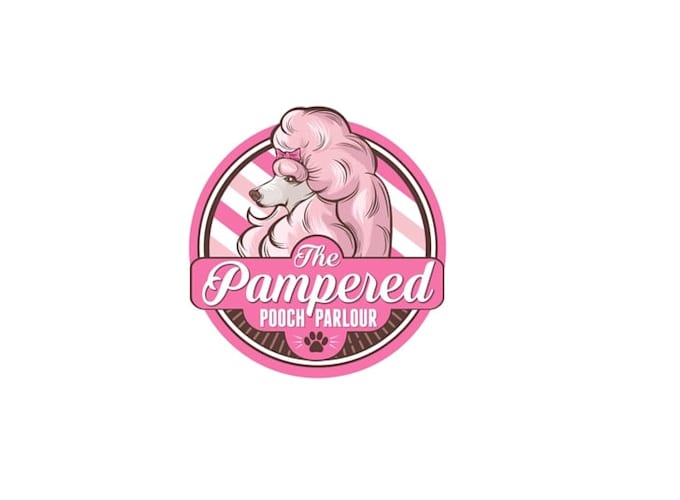 make a playful or luxury pet grooming logo design